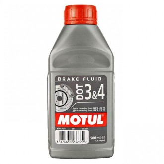 Жидкость тормозная MOTUL  DOT 3&4 Brake Fluid  0.5л