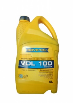 Компрессорное масло RAVENOL Kompressorenoel VDL 100 (5л) new