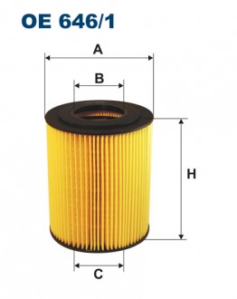 Масляный фильтр Filtron OE 646/1