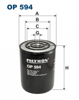 Масляный фильтр FILTRON OP 594