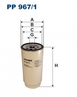 Топливный фильтр Filtron PP 967/1