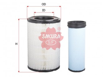 Фильтр воздушный (комплект) Sakura A-2709-S
