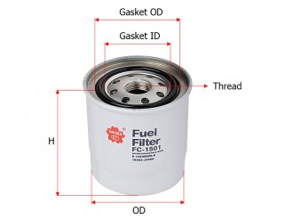 Фильтр топливный Sakura FC-1501