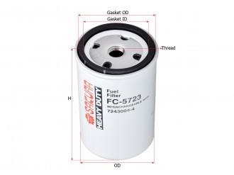 Фильтр топливный дополнительный Sakura FC-5723