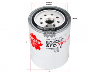 Фильтр топливный сепаратор Sakura SFC-791230